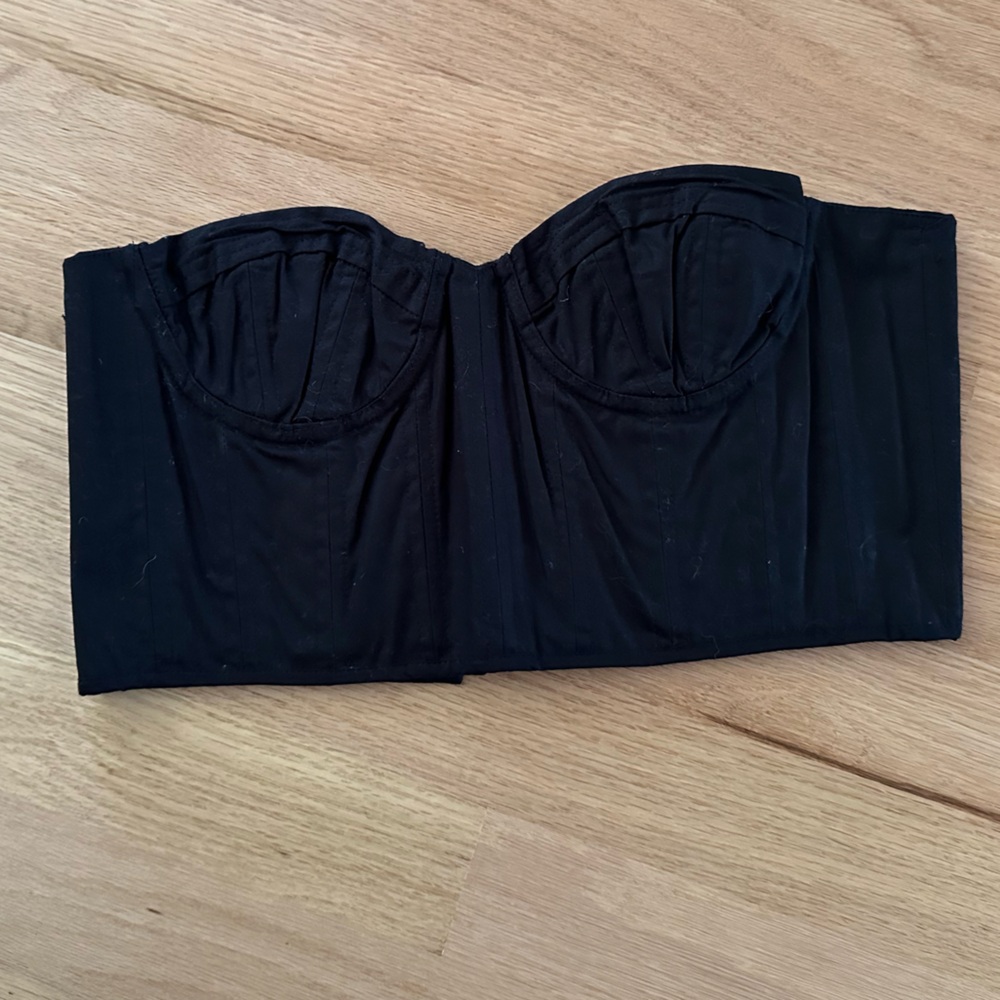 NWT j crew collection 100% silk corset bustier top sz 4